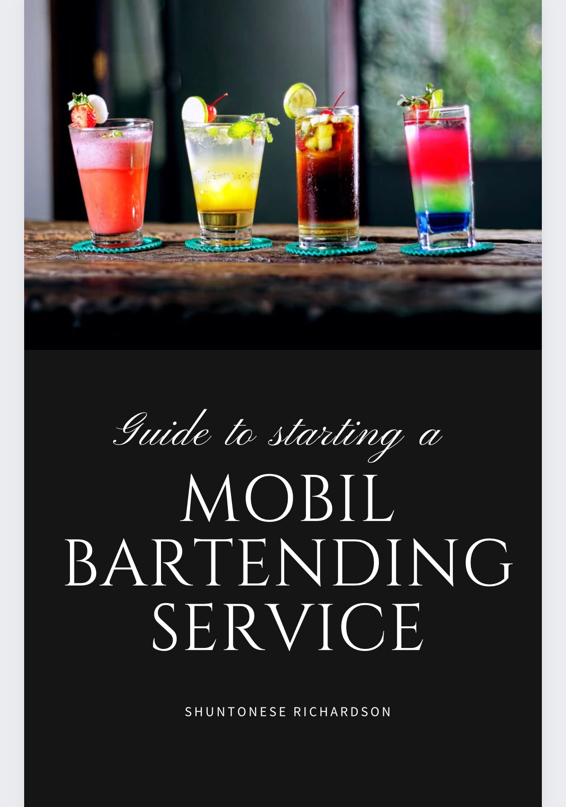 How to Start a Mobile Bartending Business Service